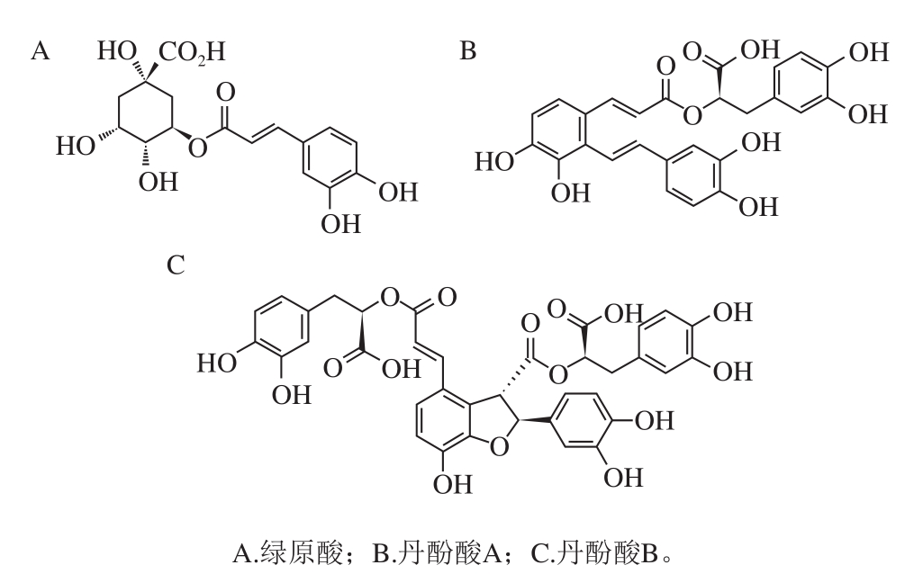 除上述两类酚酸以外,植物中还存在一些重要的具有生